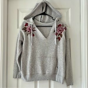 AE Floral Embroidered Hoodie